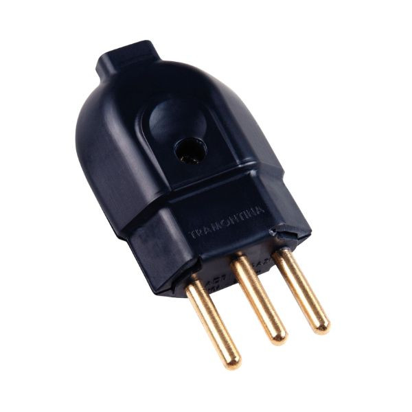 Pino Macho 2P+T 20A Preto Tramontina 