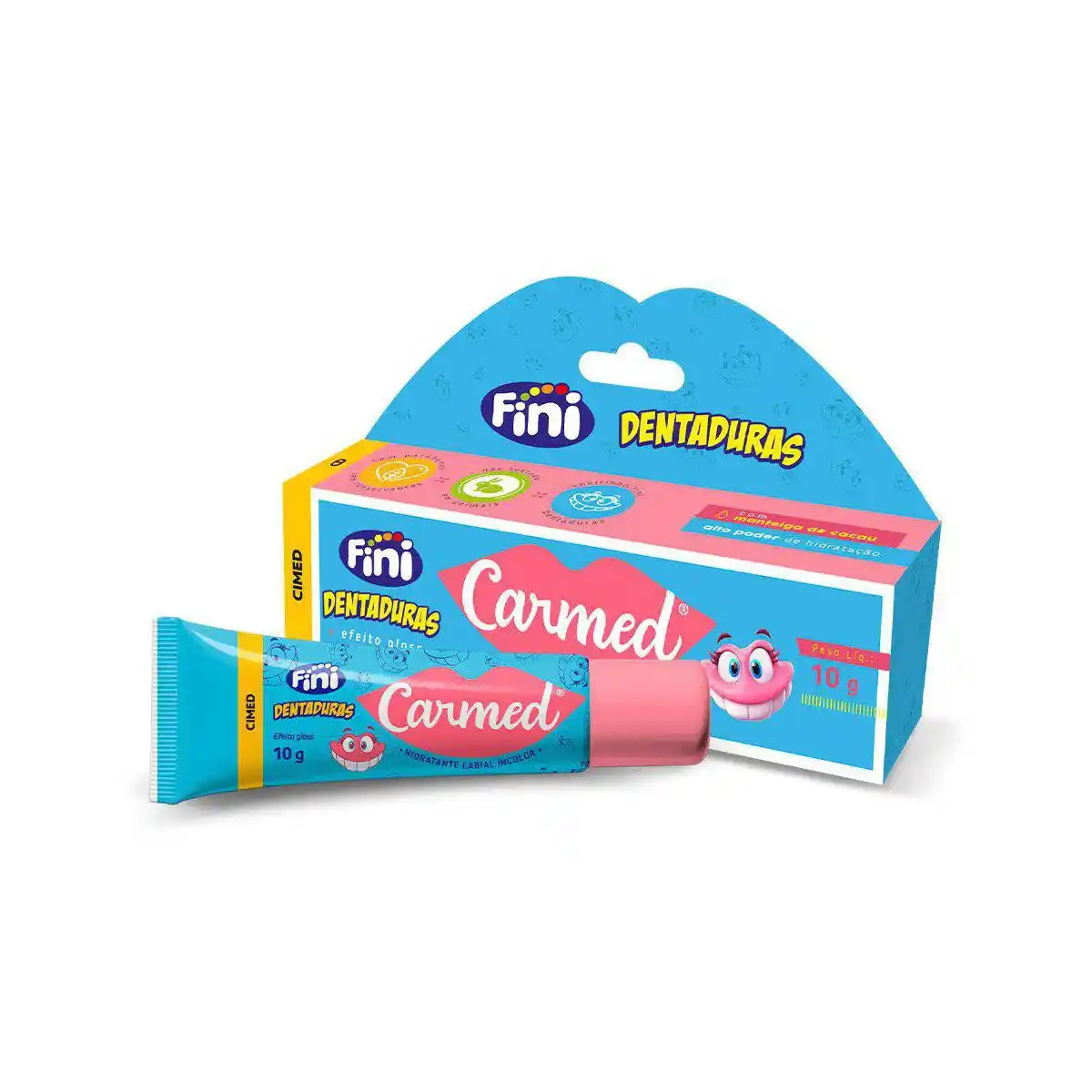 PROTETOR LABIAL CARMED FINI DENTADURAS 10G