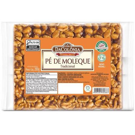 Doce Pe De Moleque Dacolonia 200g