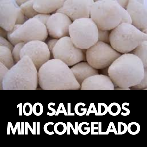 100 SALGADOS MINI CONGELADO