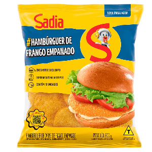 HAMBÚRGUER DE FRANGO EMPANADO SADIA 900G
