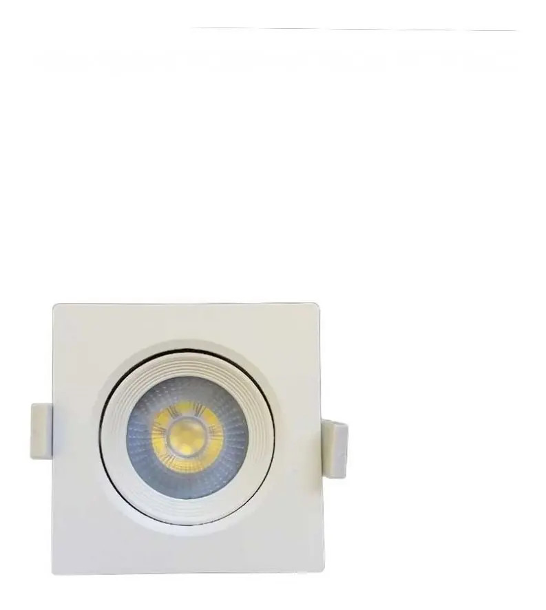 Spot quadrado 3w 6500k 