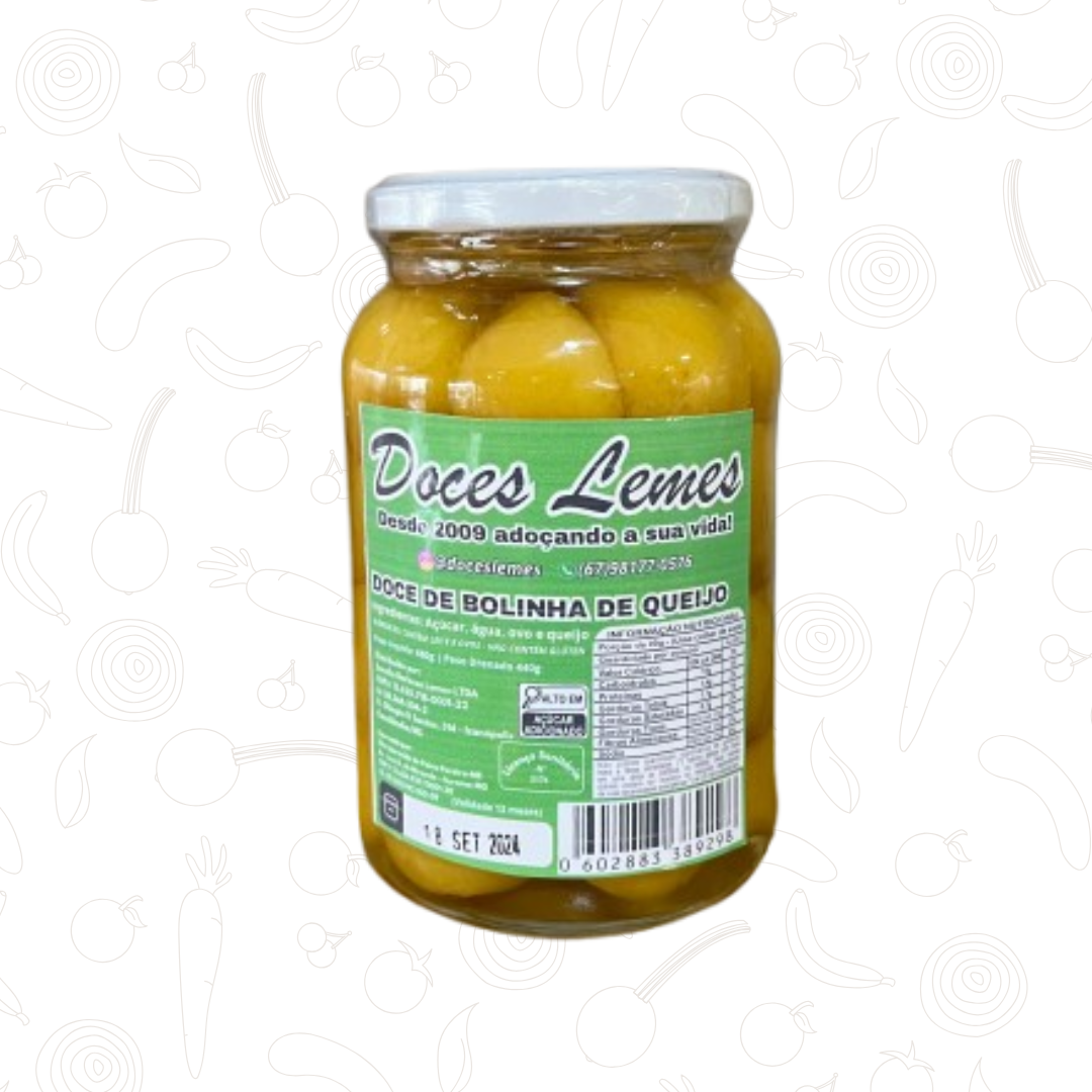 Doce Bolinha de Queijo Lemes 700G