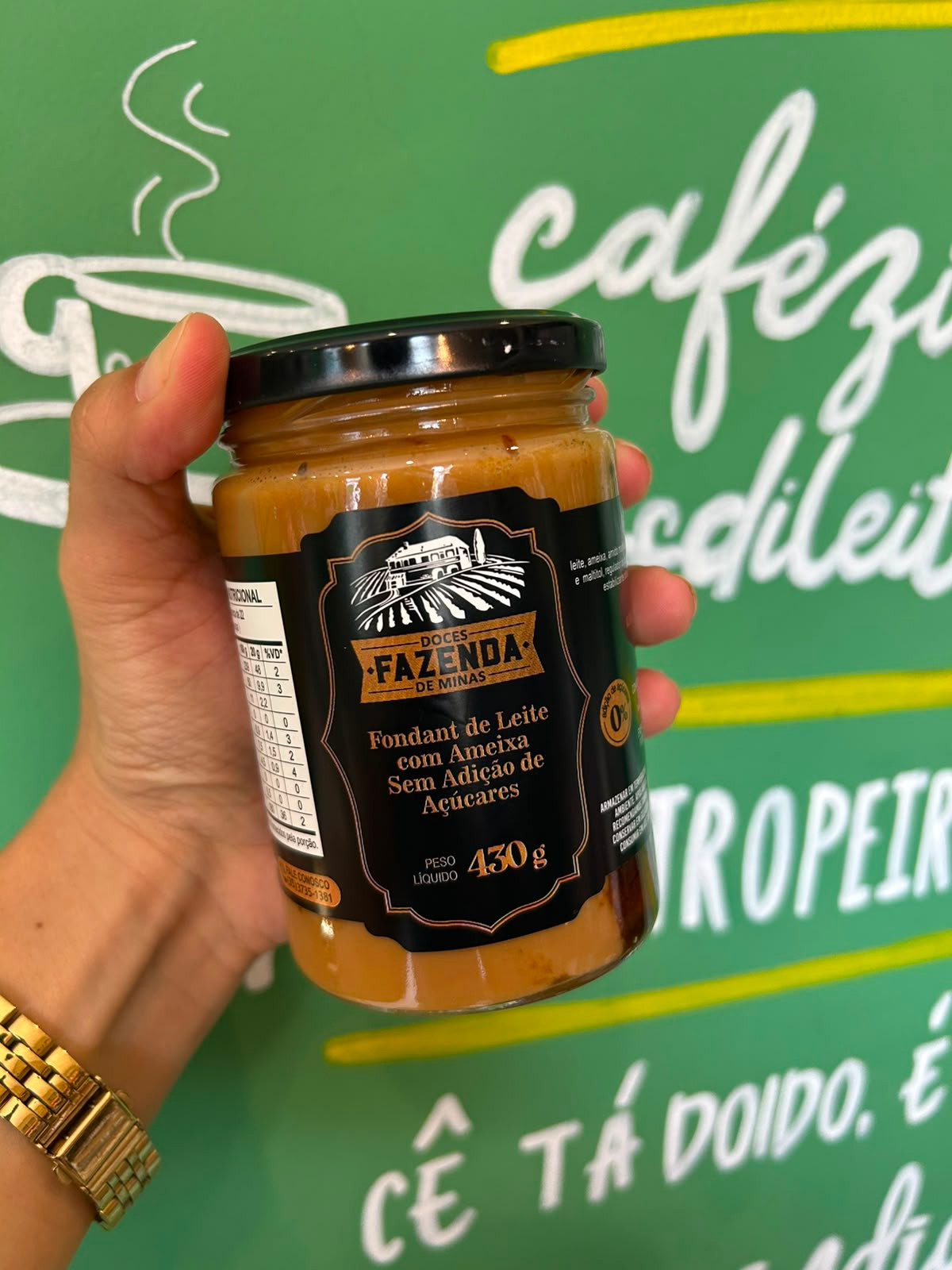 Doce de Leite com Ameixa Zero Adicao de Açucares Fazenda de Minas - 430g