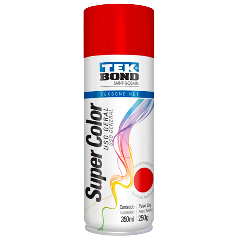 TINTA SPRAY TEK BOND VERMELHO USO GERAL 350ML