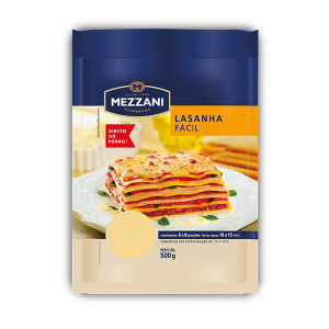 MASSA DE LASANHA FRESCA MEZZANI 500G