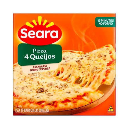 Pizza Seara 4 Queijos 450G