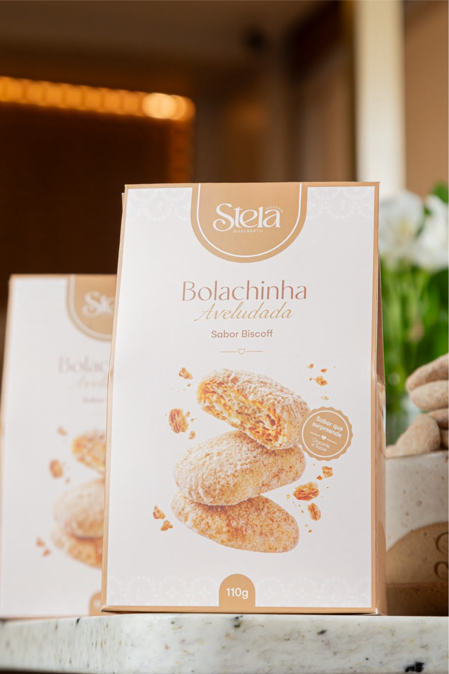 BOLCHINHA AVELUDADA BISCOFF  