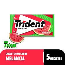 CHICLETE TRIDENT MELANCIA 8GR
