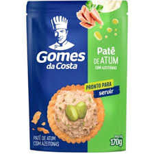 PATÊ DE ATUM COM AZEITONAS SACHÊ 170G GOMES DA COSTA