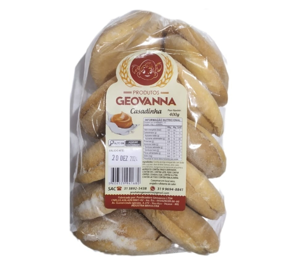 CASADINHA GEOVANNA 400G