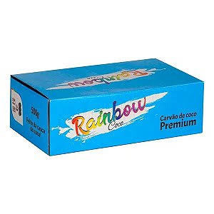 CX CARVÃO RAINBOW 500G