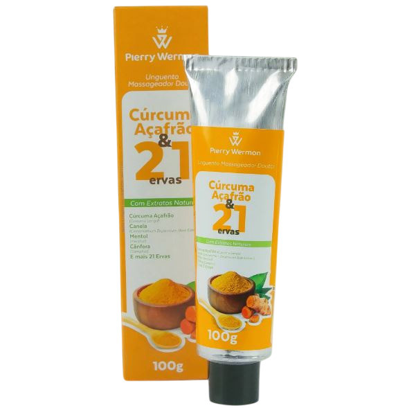 UNGUENTO MASSAGEADOR CURCUMA, ACAFRAO 100G