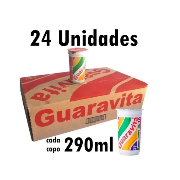 CAIXA DE GUARAVITA COM 24 UNIDADES QUENTE