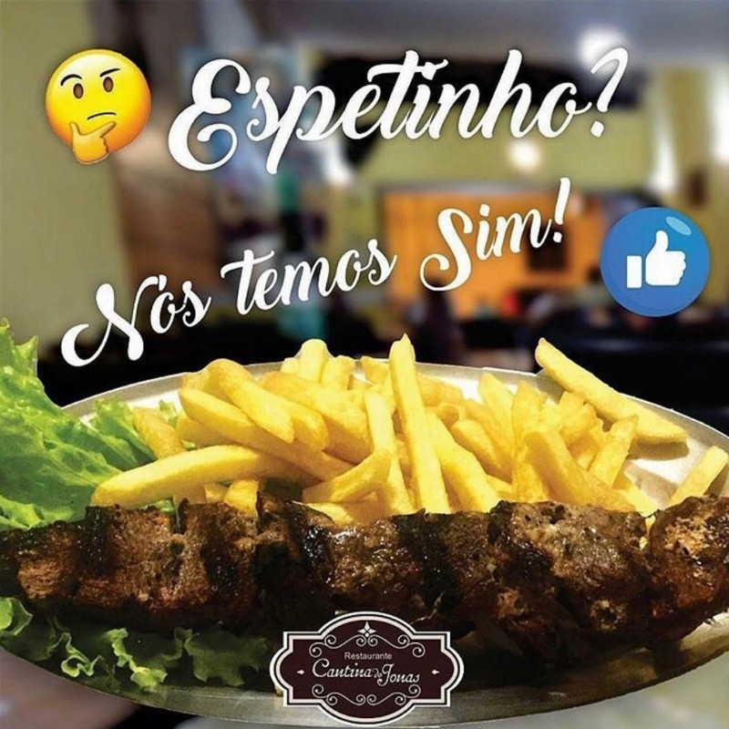 (Cód.  24) Espetinho bovino c/ fritas