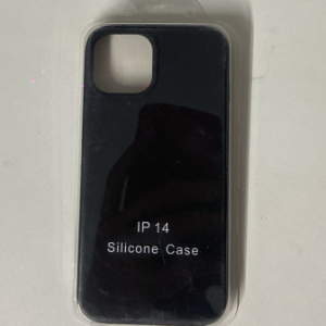 CAPA PRETO IPHONE 14 SILICONE CASE