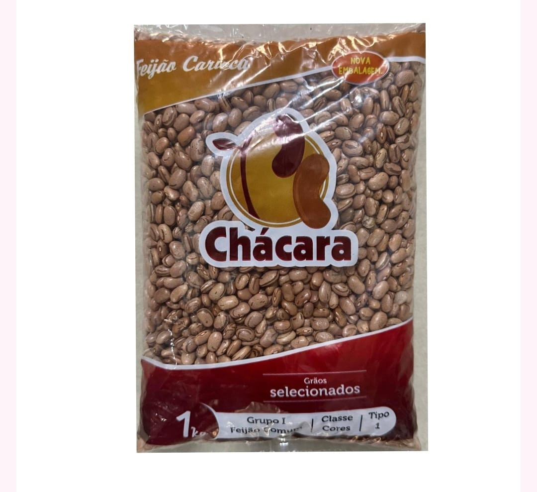 FEIJÃO CARIOCA CHÁCARA 1KG