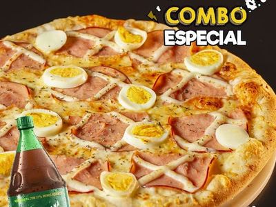 Combo Pizza 45cm + Borda + Refrigerante