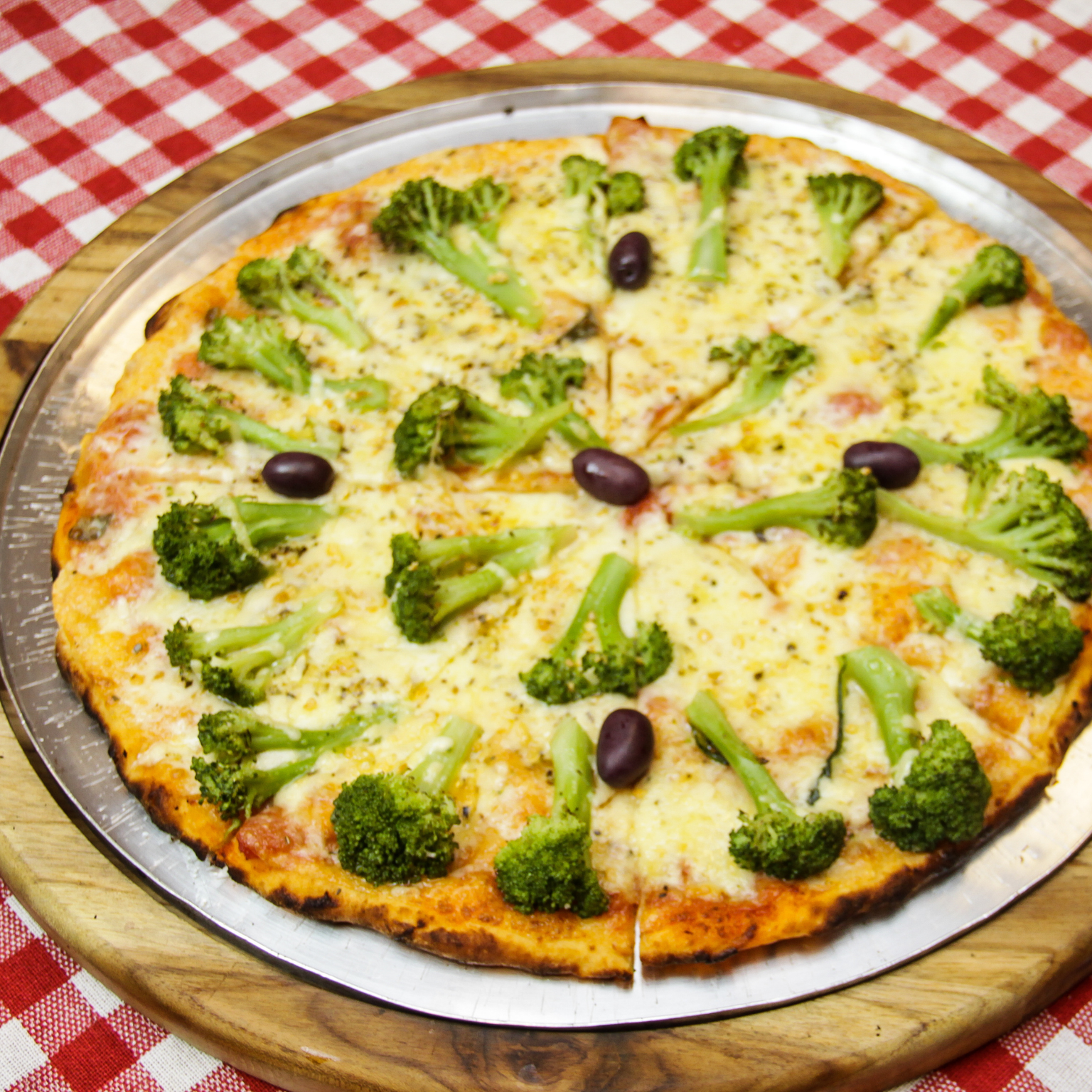 Pizza de brócolis