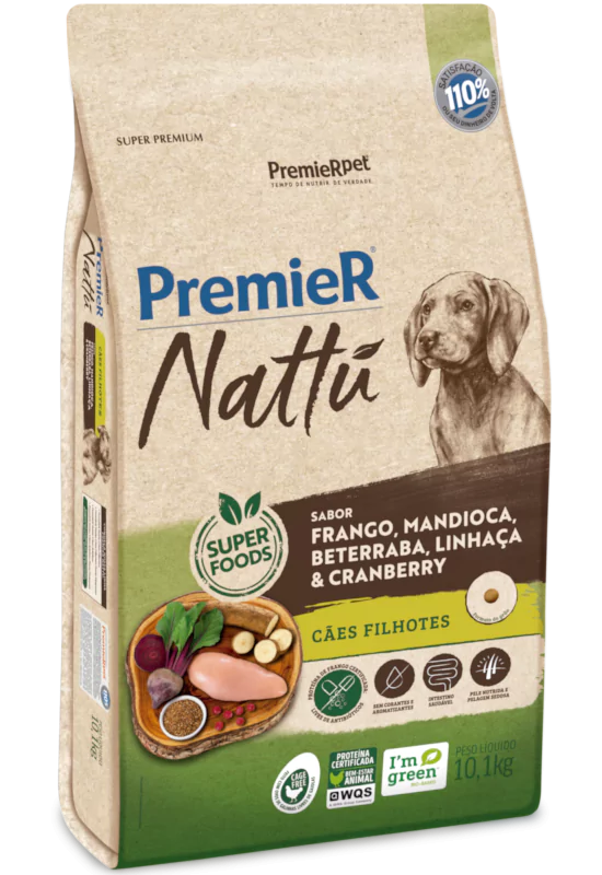 Premier Nattu Filhotes Médios 2,5kg 