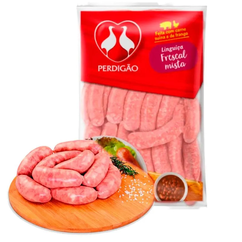 Linguica Perdigao Churrasco Mista Kg