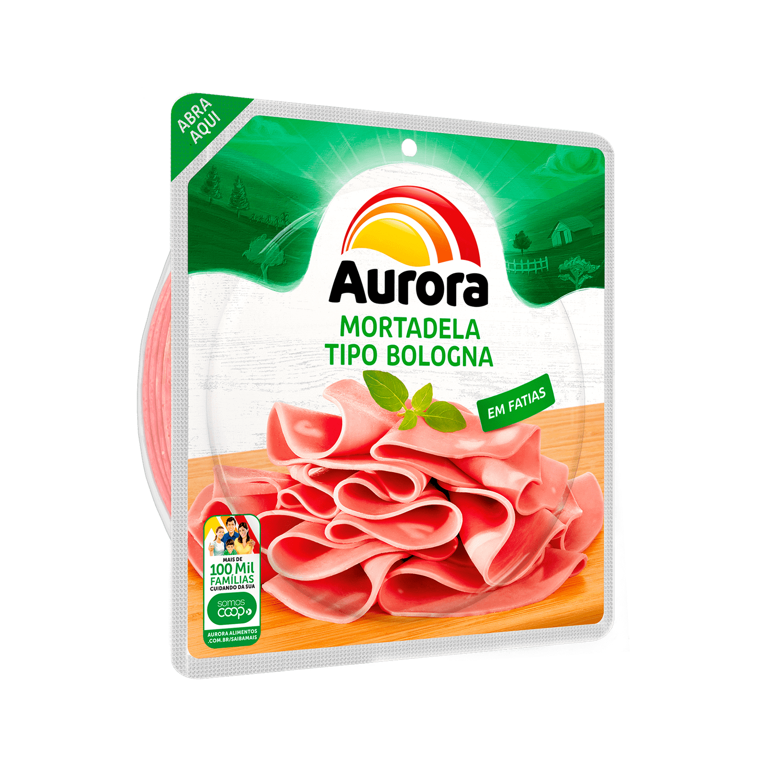 MORTADELA BOLOGNA AURORA FATIADA 180G