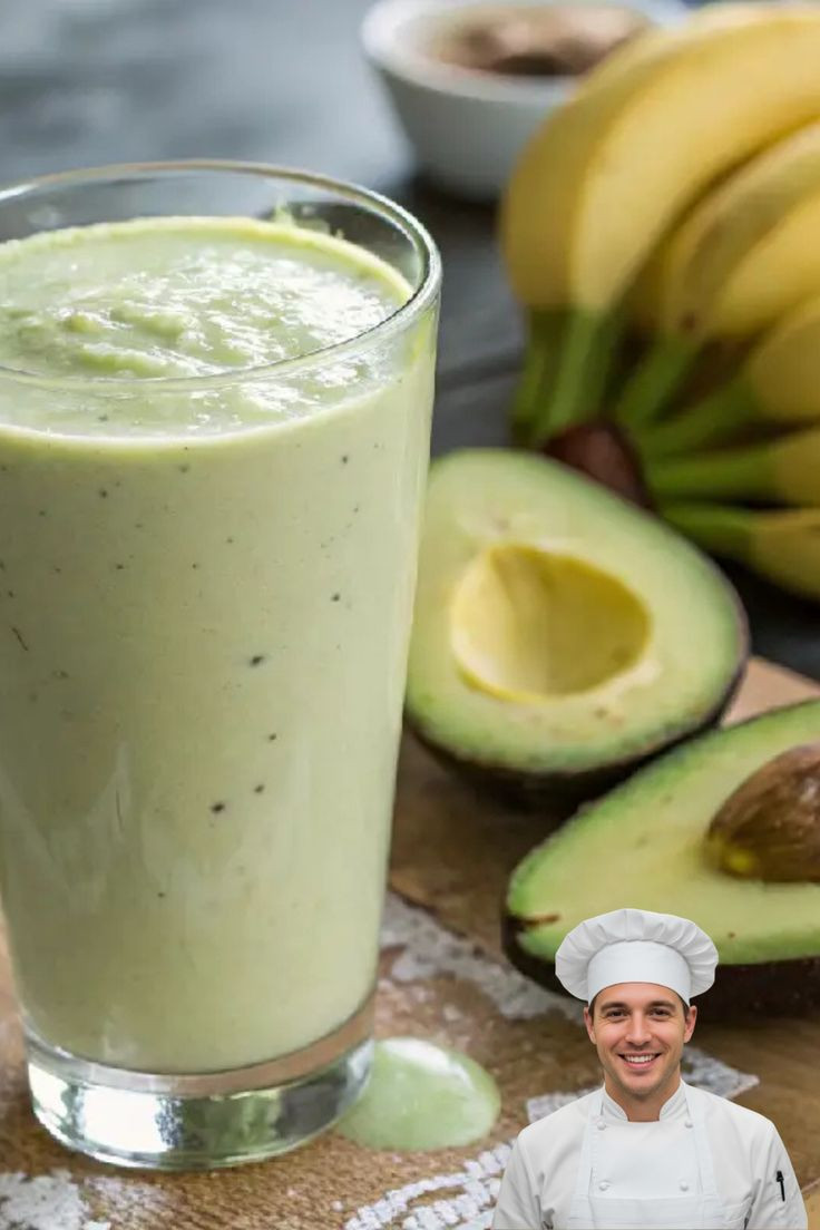 VITAMINA DE ABACATE COM BANANA
