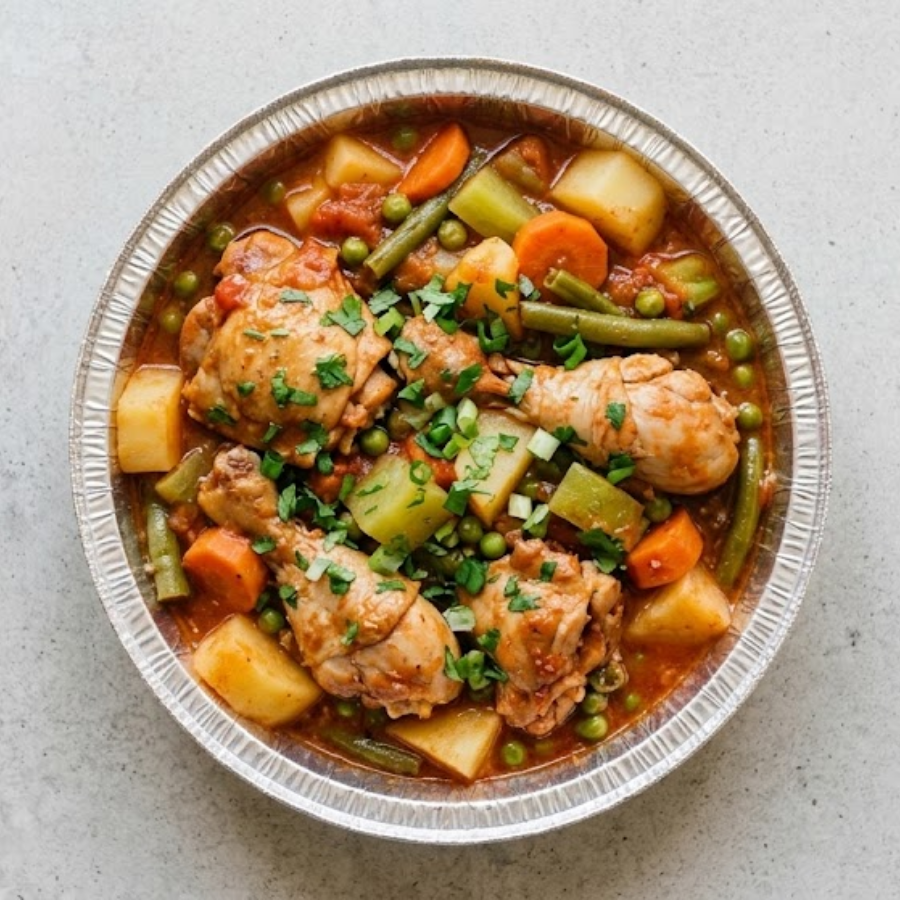 FRANGO ENSOPADO C/ QUIABO