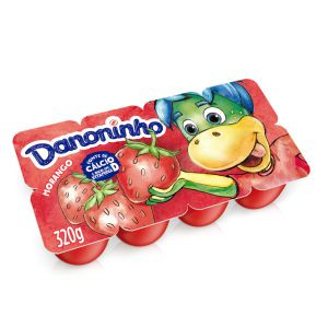 BDJ IOGURTE DANONINHO MORANGO 320G C/8UN