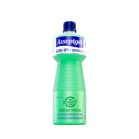 ALCOOL ASSEPTGEL ZEROBAC LEMON 1L