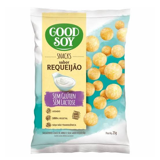 Snack Soja Good Soy Zr Glut Requeijao 25g