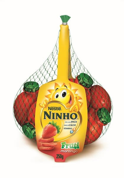 Iogurte Parcialmente Desnatado Morango Nestlé Ninho 250g