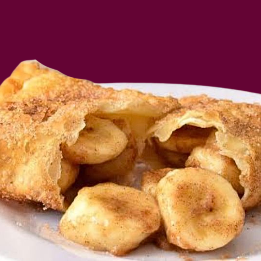 PASTEL DE BANANA C/ QUEIJO E CANELA