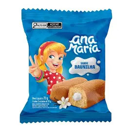 Bolo Ana Maria Baunilha (Plusvita) 70g