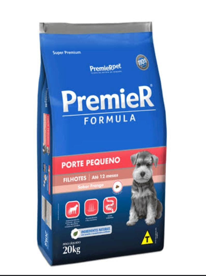 Premier Formula Filhote Pequenas e Mini Sabor Frango 