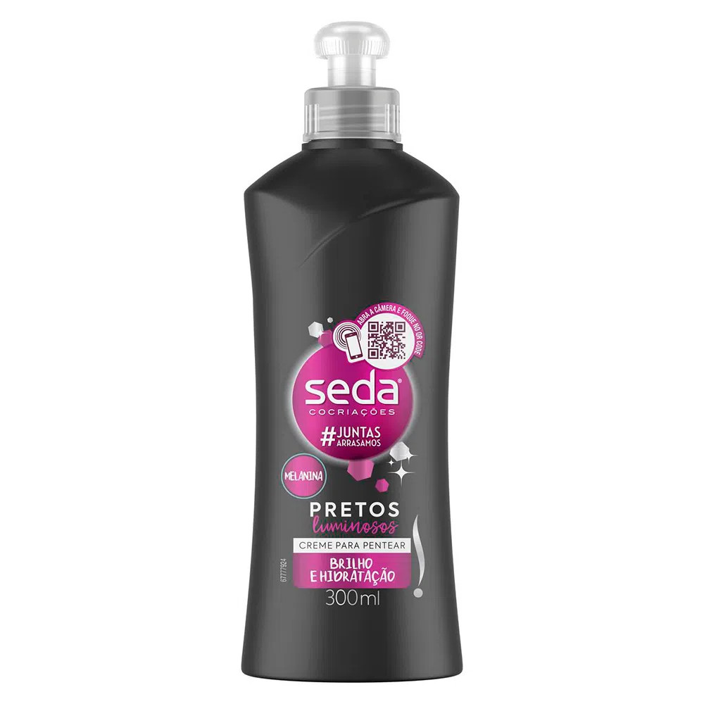 CREME PENTEAR SEDA PRETOS LUMINOSOS 300ML