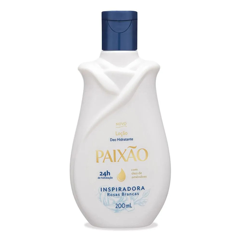 HIDRATANTE CORPORAL PAIXÃO INSPIRADORA ROSAS BRANCA 200ML