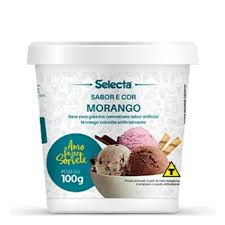 PO P/ SORVETE SELECTA MORANGO 100G