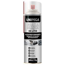 Graxa Branca Lítio Spray 300ml/170g - Unipega