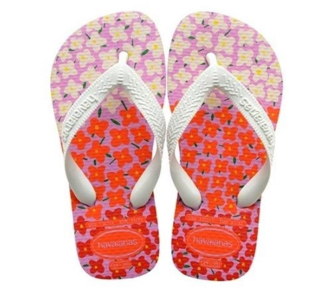 CHINELO HAV KIDS FLORES LAVANDA 
