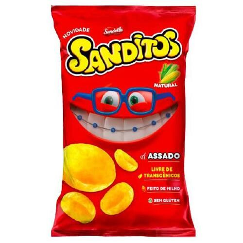 Salgadinho de Milho Natural Sanditos 55g