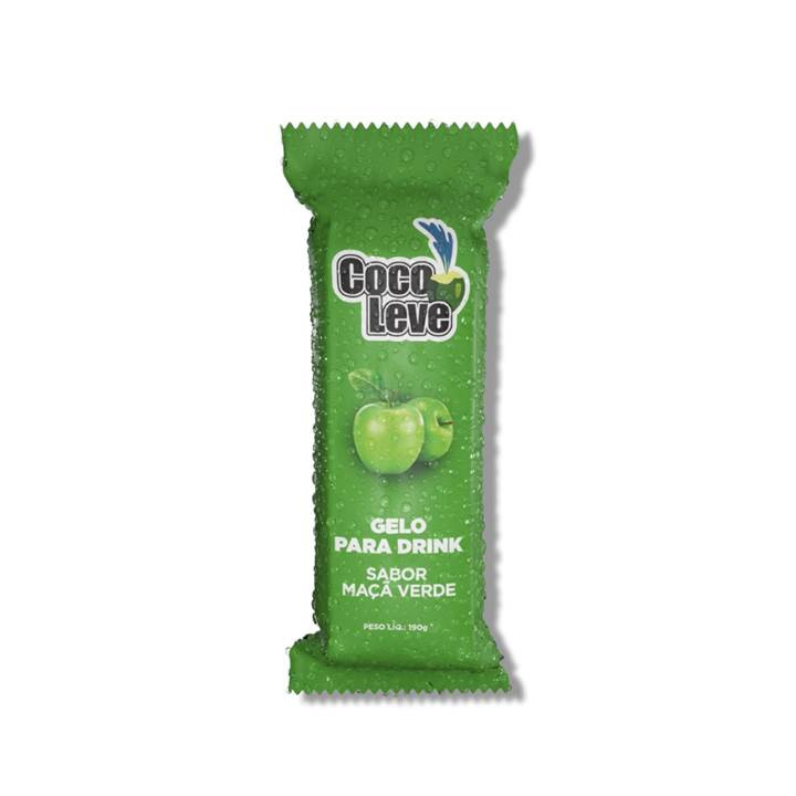 Gelo de sabor (maça verde)