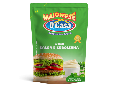 MAIONESE DCASA SALSA CEBOLINHA 200GRS
