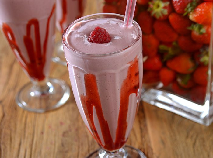 Milk shake de Morango