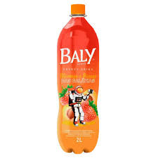 Energético Baly morango e pêssego 2L