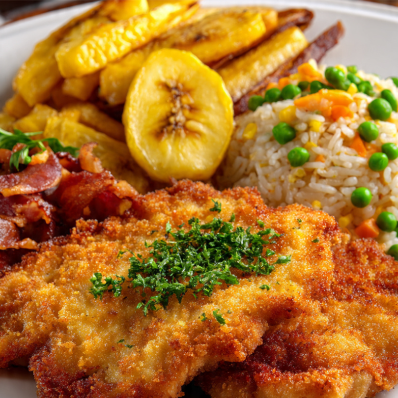 FRANGO A CUBANA PARA DOIS