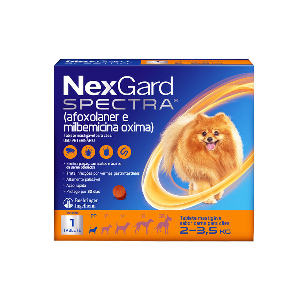 NexGard Spectra 2 a 3.5 kg - 1 Tablete