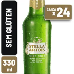 Cerveja Stella Artois Pure Gold Long Neck 330ml  