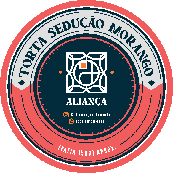TORTA SEDUÇÃO MORANGO - 50 Fatias