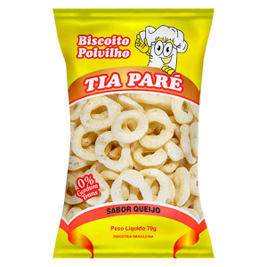 BISCOITO POLVILHO SABOR QUEIJO 80G